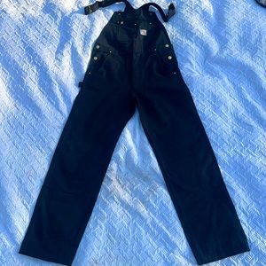 Men’s 34x36 relaxed fit black overalls